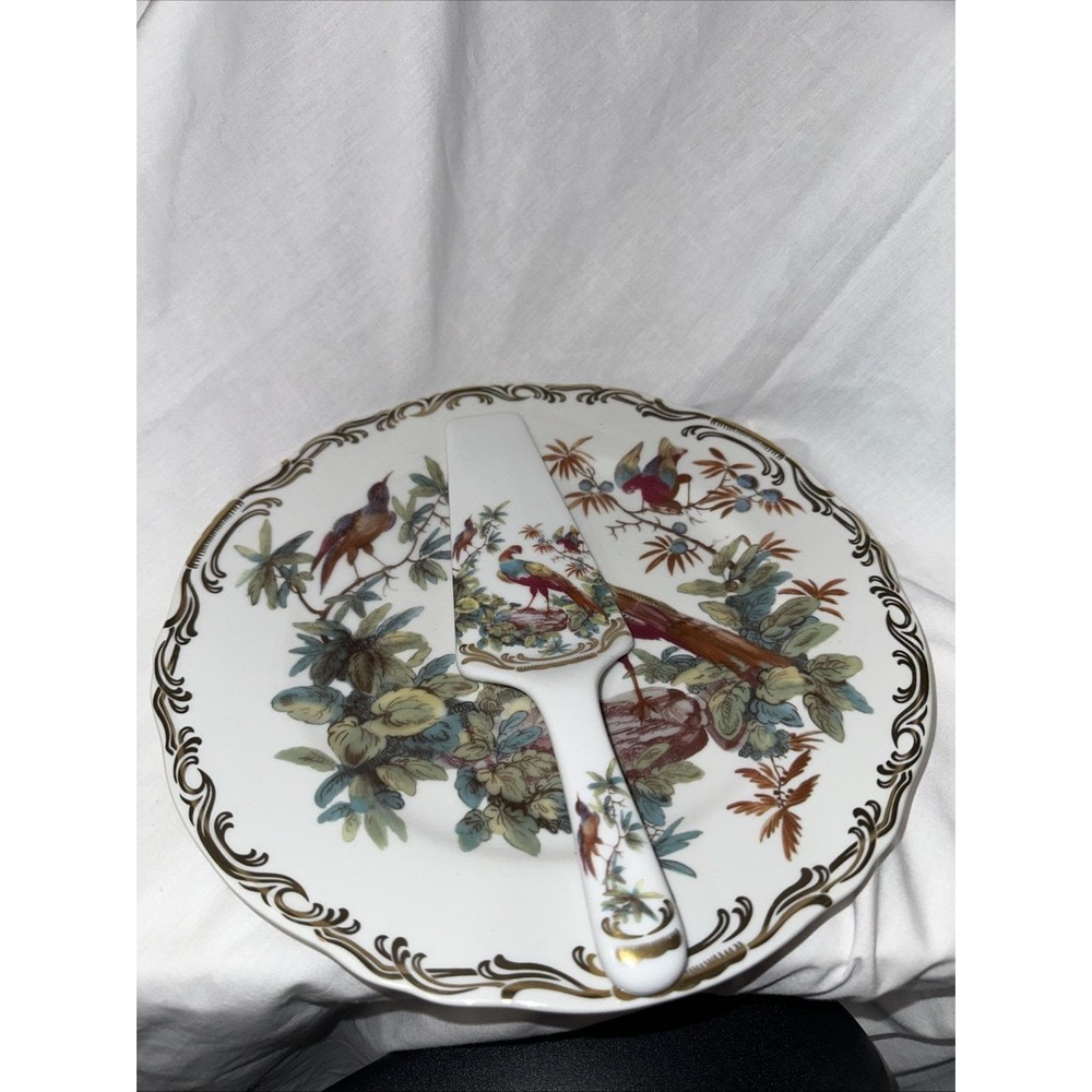 Exotic  Birds Dinner Plate by Andrea Sadek  - No Flaws 10 3/4 inch Pie And Serve